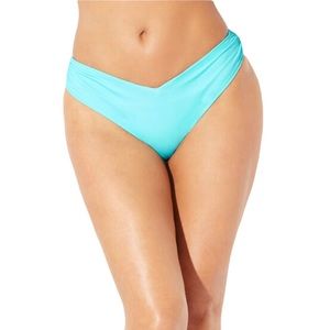 Swimsuits for All | Miami Teal High Leg Cheeky Bikini Brief | Size 18
